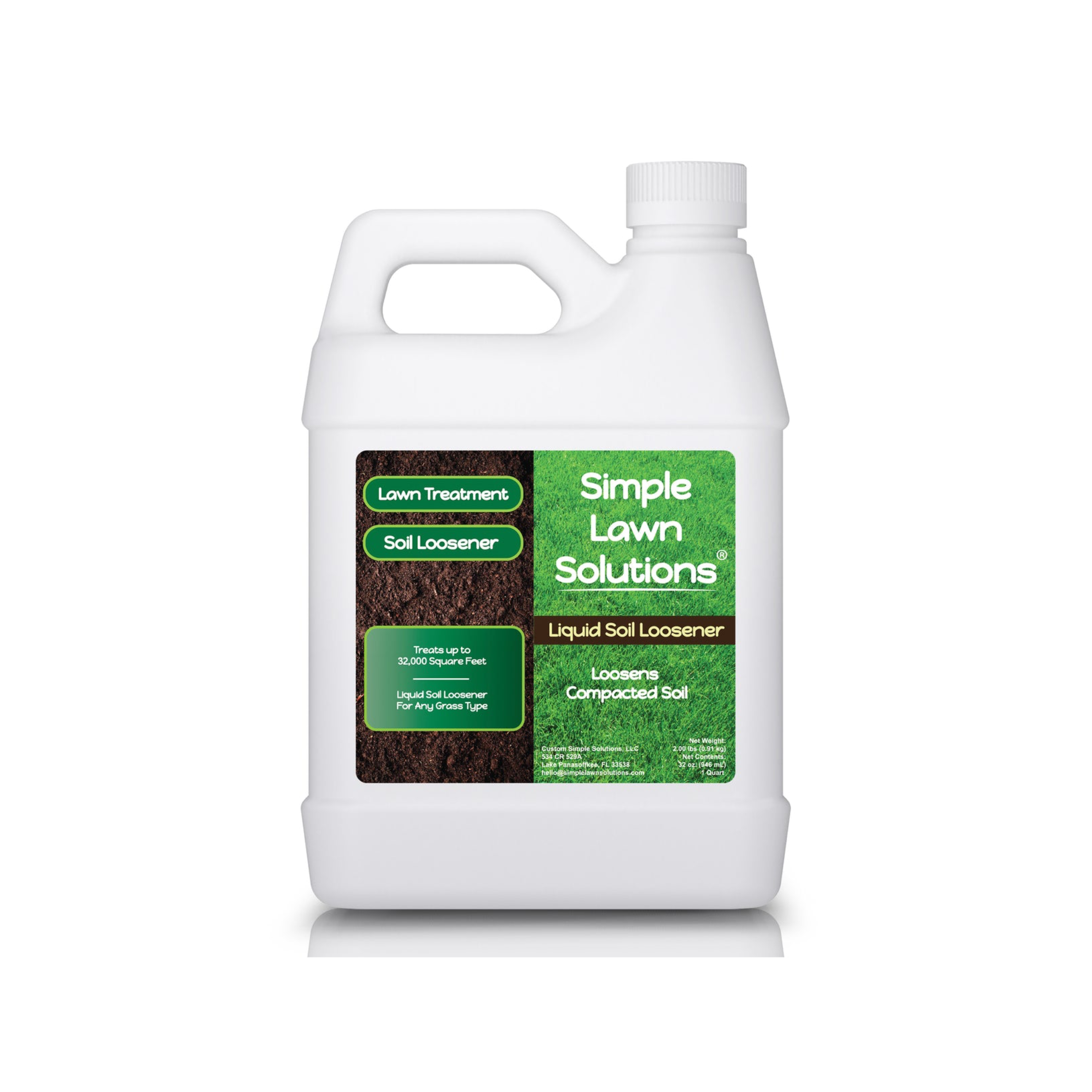 Simple Lawn Solutions Liquid Soil Loosener - 32 ounce Great for Compact Soils