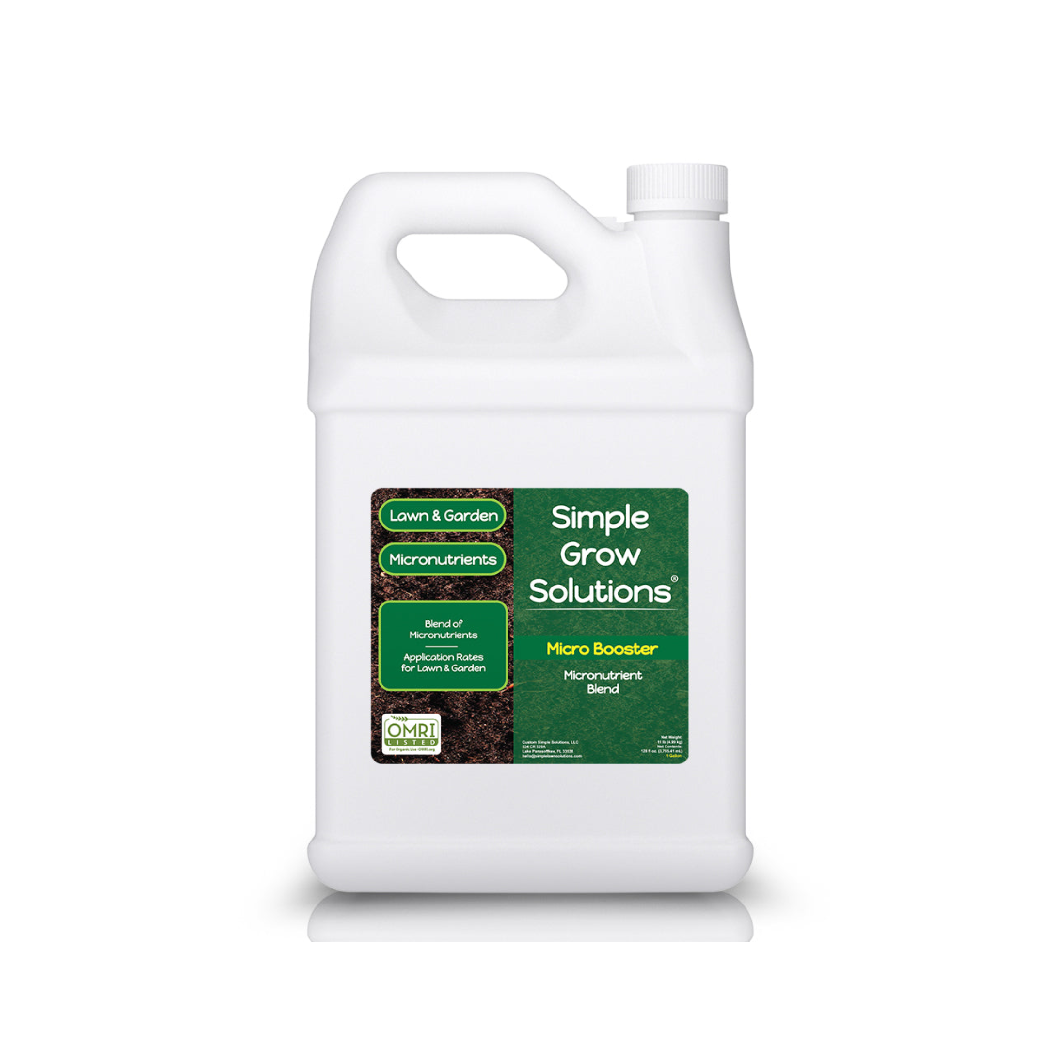 Simple Lawn Solutions Micro Booster: Organic Complexed Micronutrient Blend For Lawn and Garden (1 Gallon)
