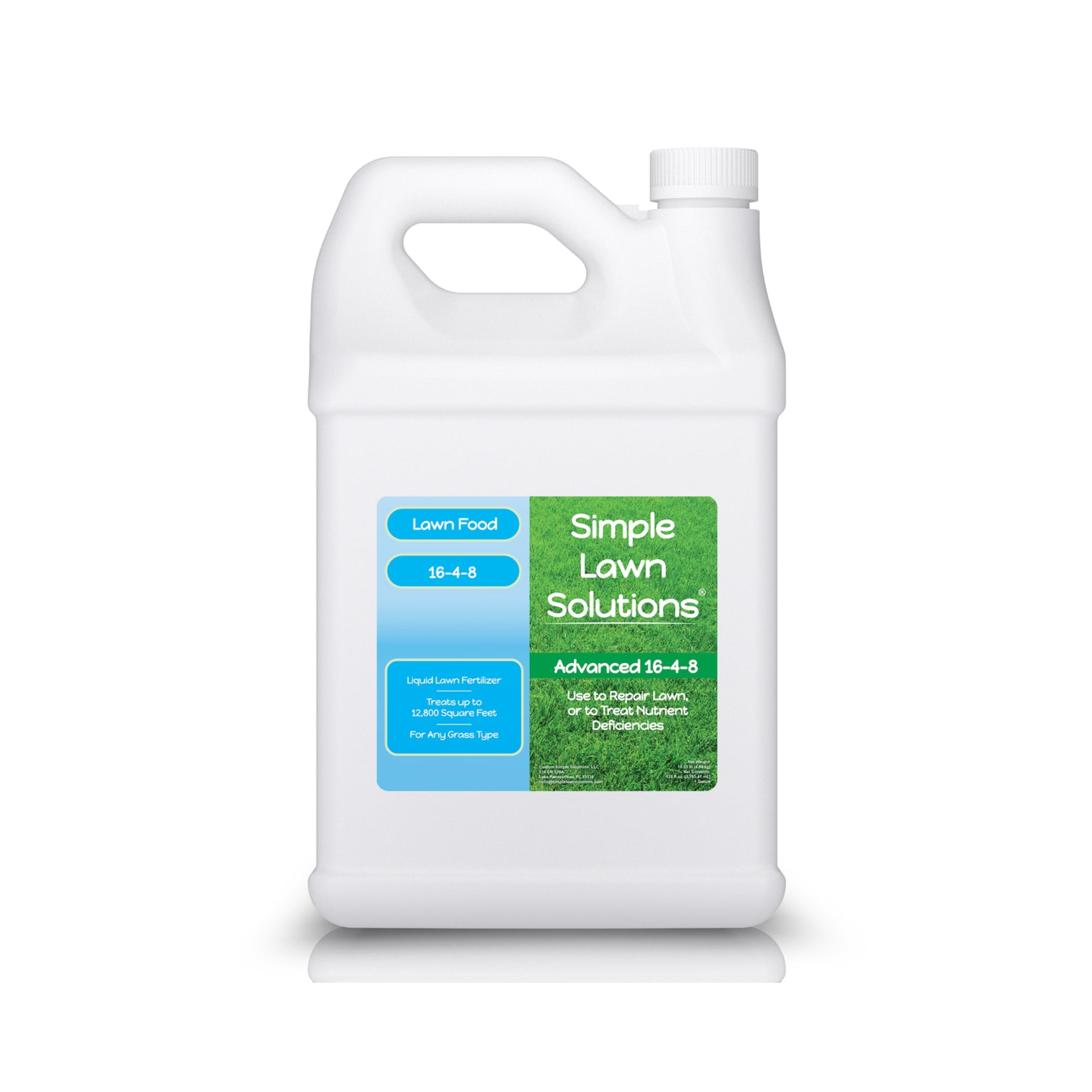 Simple Lawn Solutions Lawn Food: 16-4-8 Complete Balanced NPK (1 Gallon)